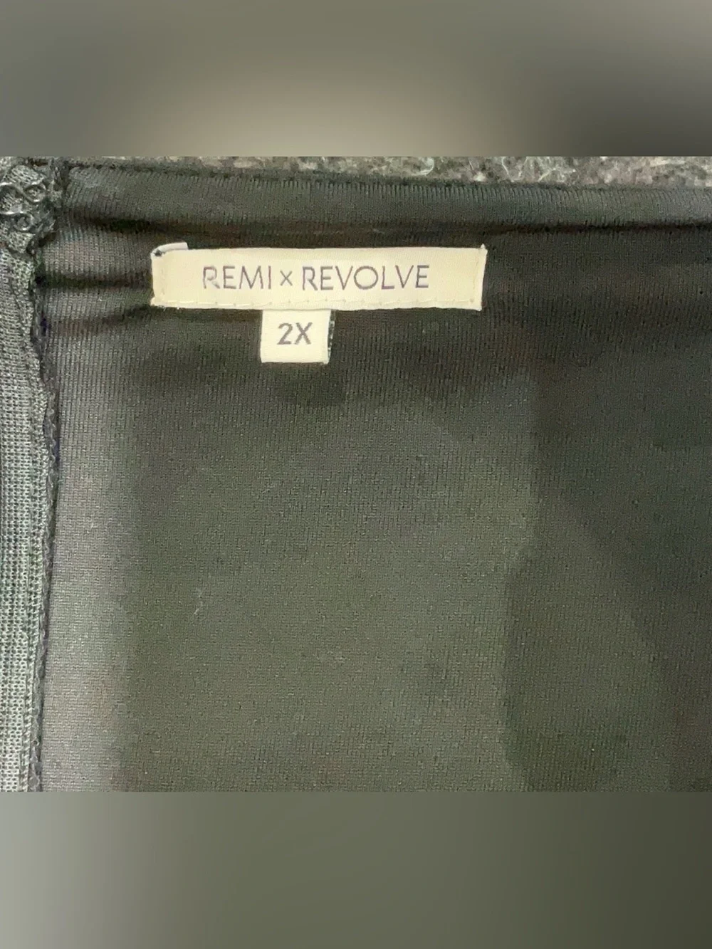 REVOLVE Remi x Revolve Jamie Midi Black Long Sleeve Midi Dress 2X
